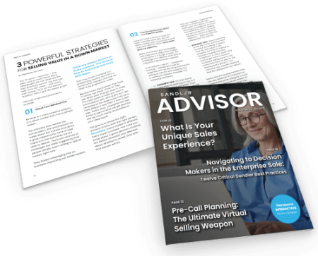 Volume 23 Issue 2 Sandler Advisor 3D Image